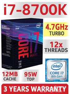 8th Gen Intel® Core™ i7-8700K Processor